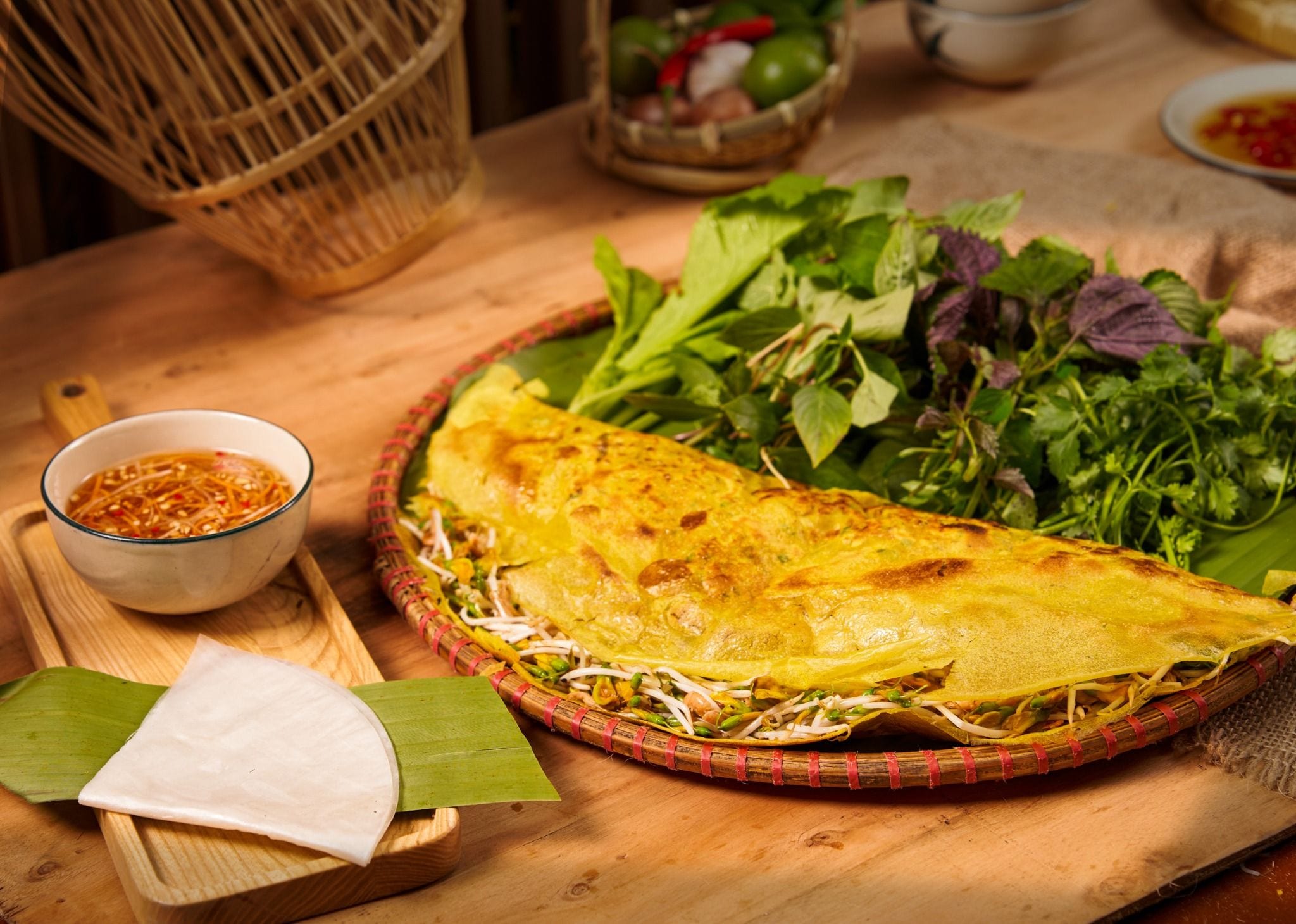 Bánh xèo đơn giản 